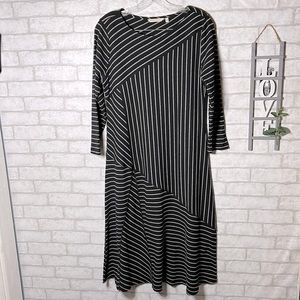 Soft surroundings stripes  dress size small